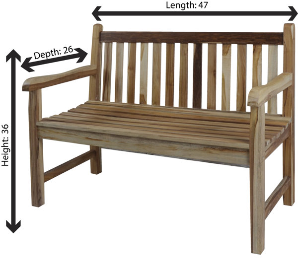 Wooden seating discount area in garden